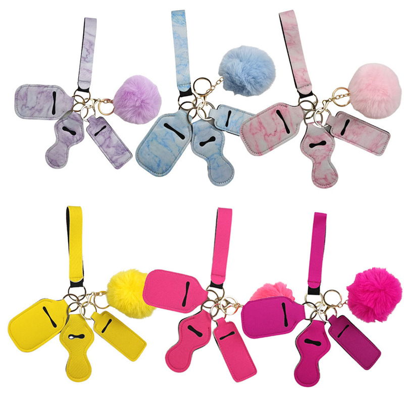 Amazon cross-mirror SBR self-defense keychain women's self-defense suit call alarm multi-function anti-wolf keychain