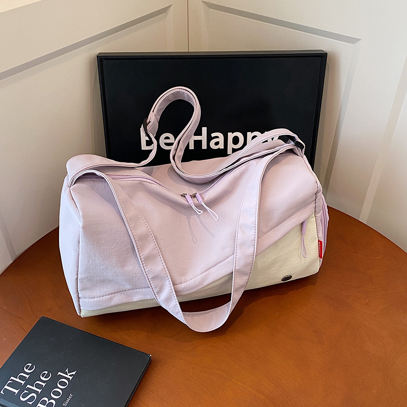 Cross-Border Travel Fitness Yoga Bag, Single Shoulder Bag for Women and Men, Cross-Border Dry and Wet Separation, Customized Independent Shoe Compartment, Large Capacity Wholesale