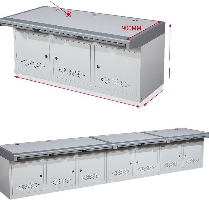 Monitoring Operation Console, Triple and Double Computer Room Control Center Console Platform Table, 5-Unit Combination Available