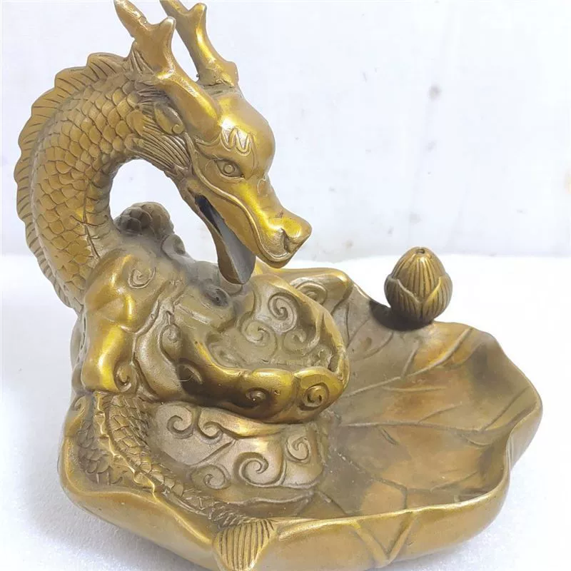 Латунная курильница Xianglong Youtun с обратным потоком, креативное украшение для дома, сандаловое дерево, агаровое дерево, комнатная ароматическая лампа для ароматерапии дзен.