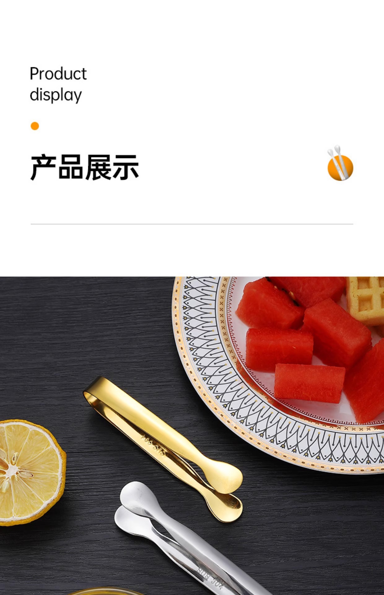 Stainless Steel Mini Sugar Tongs Small Ice Cube Tongs for Coffee Bar Dessert Snack Serving 5 Pack preparation