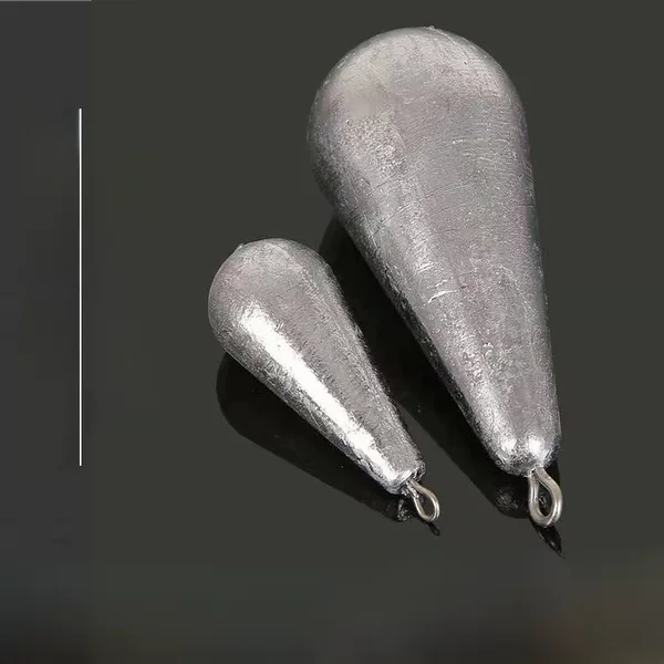 Manufacturer Wholesale Water Drop Hanging Ring Lead Sinker Hook Fishing Tackle Accessories Fishing Lead Sinker Fishing Supplies Cross-Border Hot Sale