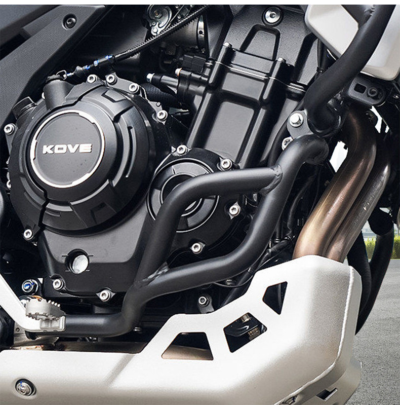 Suitable for Kove 625X Bumper Anti-Collision and Anti-Fall Protection Bar, Motorcycle Lower Guard Bar, Carbon Steel Protective Bar Modification Accessories