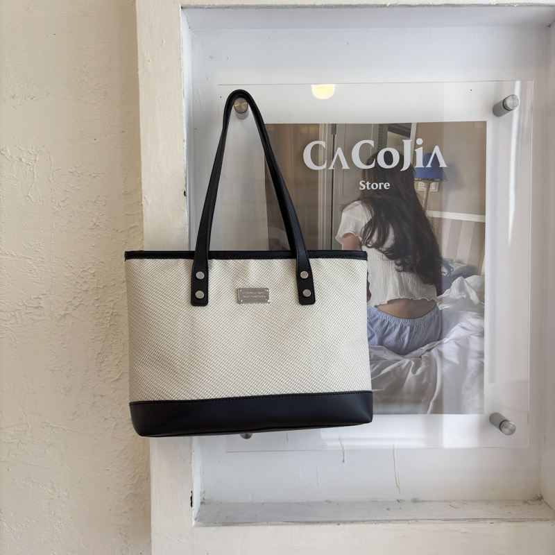 Bolsa de viaje de moda coreana 2025, nueva bolsa de brazo de gran capacidad, bolsa de hombro casual de moda para mujeres