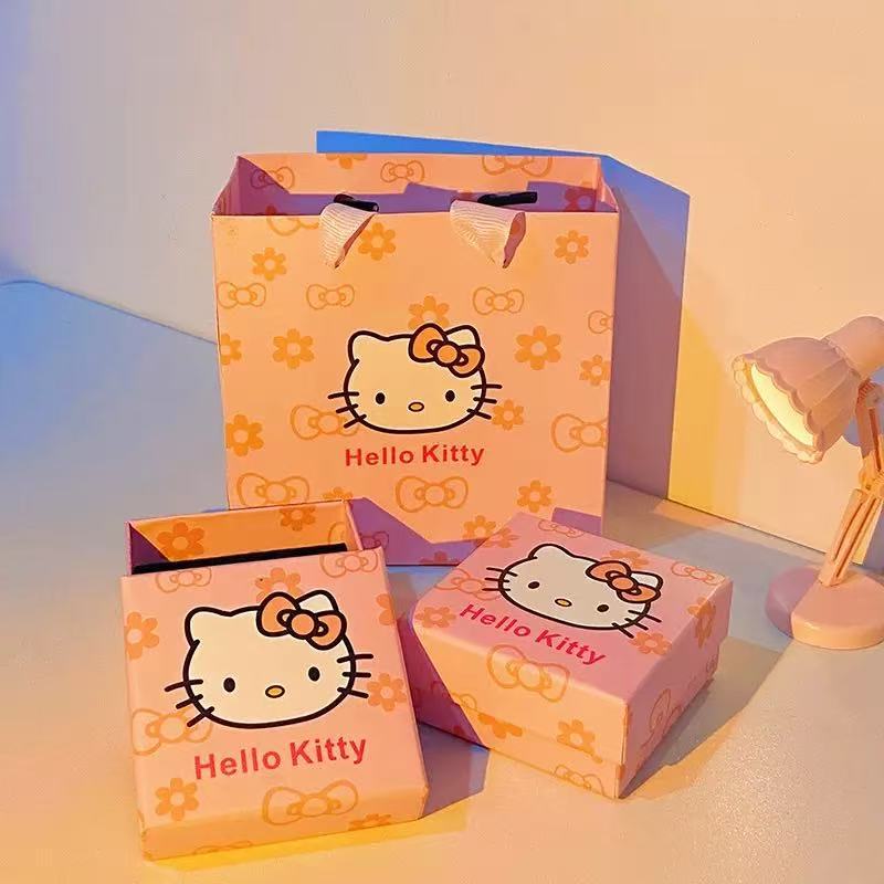 Creative Korean Cartoon Jewelry Box Kt Bracelet Packaging Box Kt Cat Ring Gift Box Dropshipping