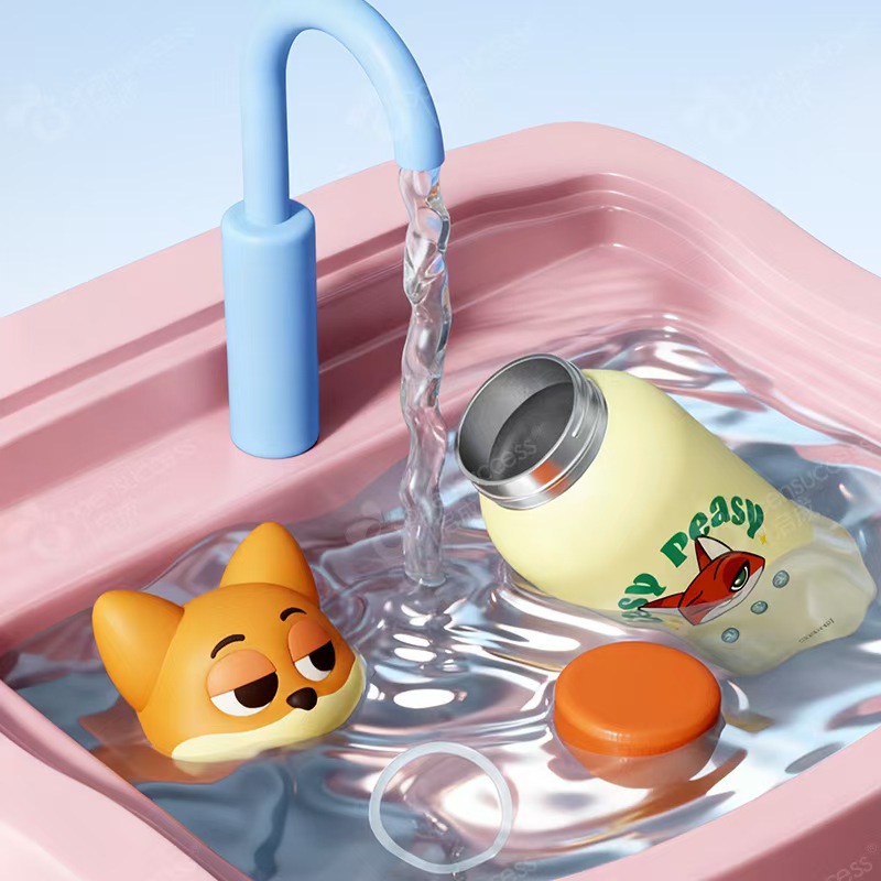 Vaso Aislado Judy Nick de Zootopia, Botella de Agua Infantil Pequeña y Bonita, Vaso Portátil para la Escuela