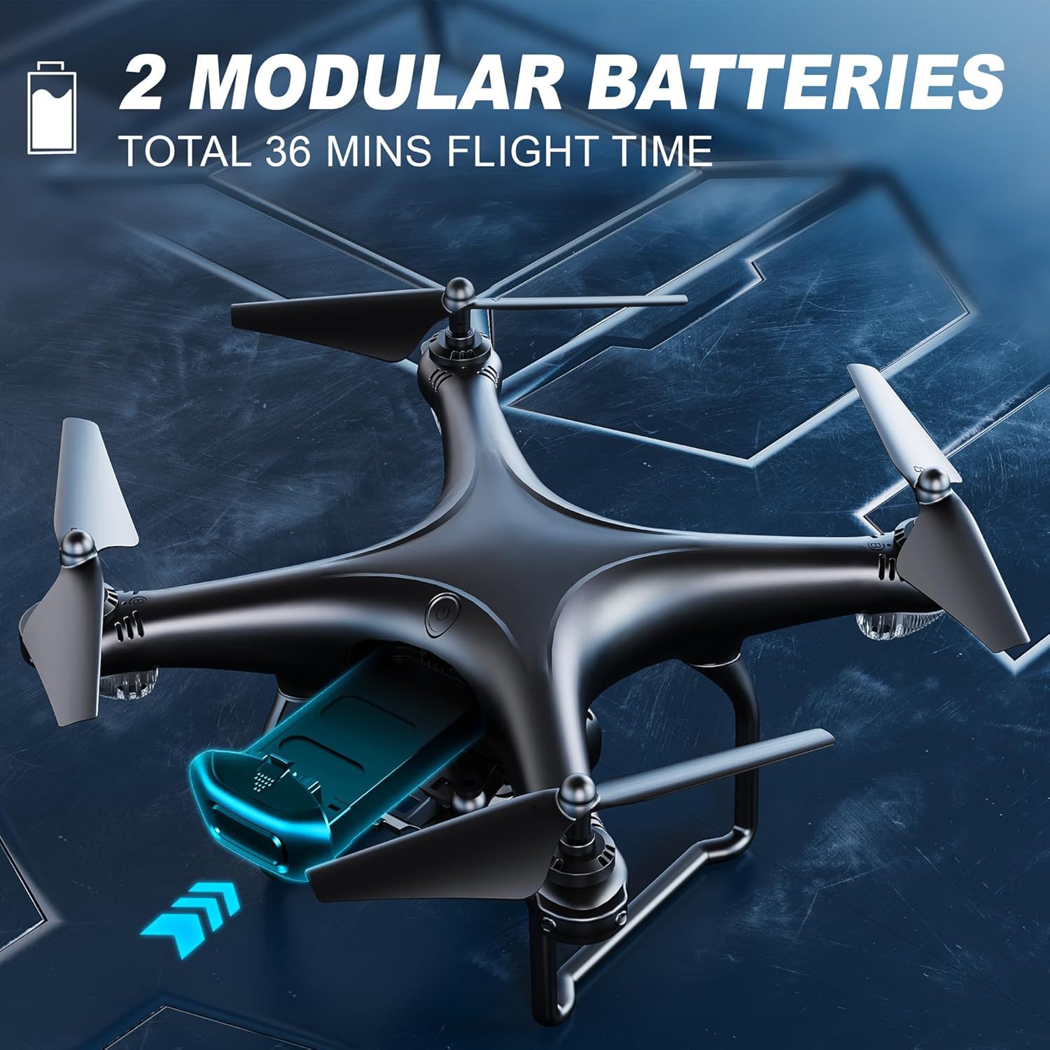 Helicóptero de control remoto transfronterizo X6 Spirit Helicóptero de control remoto de cuatro ejes con cámara de larga duración modelo aéreo resistente a caídas