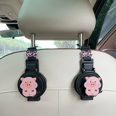 Car cup holder/beverage holder: Holder Hook, Multifunctional 2-in-1 - water-cup-holderhook-two-in-one-black-hai-zhu-1-2-pieces