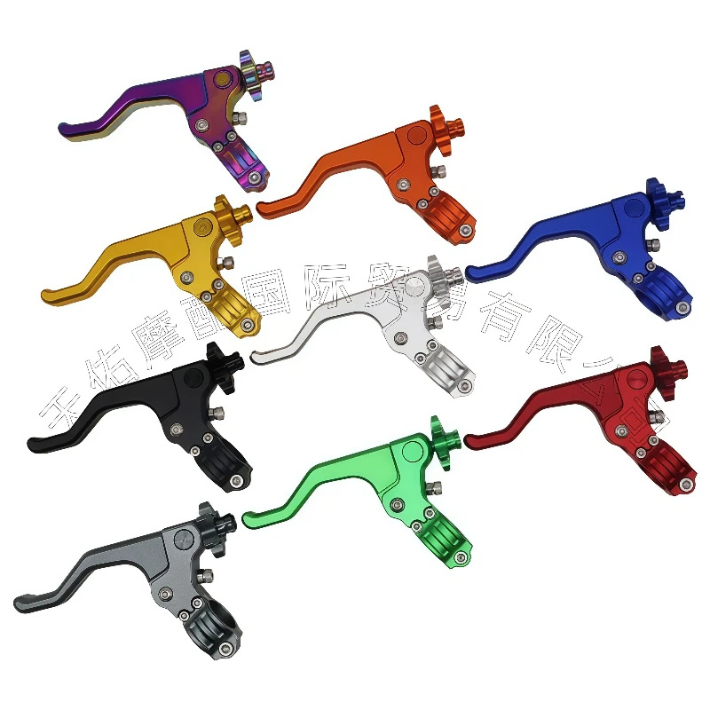 Wholesale universal modification accessories for off-road motorcycles, one-finger easy-release clutch handle, aluminum alloy clutch lever