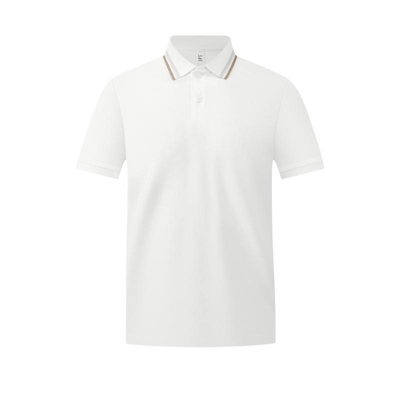 Camiseta de polo de tamaño grande personalizada camiseta transfronteriza ropa de trabajo camiseta cultural bordada logotipo revestido vestido de trabajo de manga corta personalizado