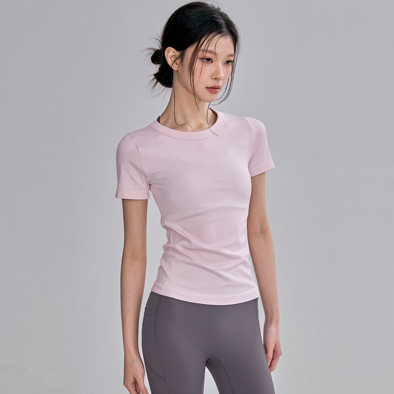 Lightweight, Quick-Drying Sports Short-Sleeved Women's Outdoor Running Training Fitness Clothing T-Shirt Slim Fit Pilates Yoga Clothing