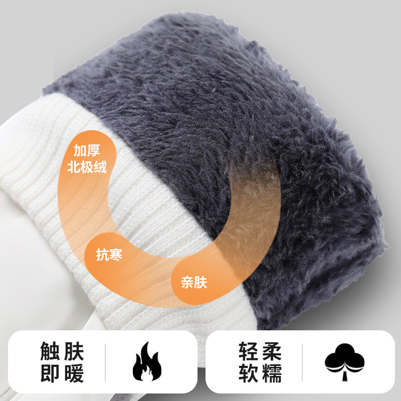 儿童滑雪手套冬季新款加厚绒棉保暖防滑可爱学生男女童玩雪骑行|undefined