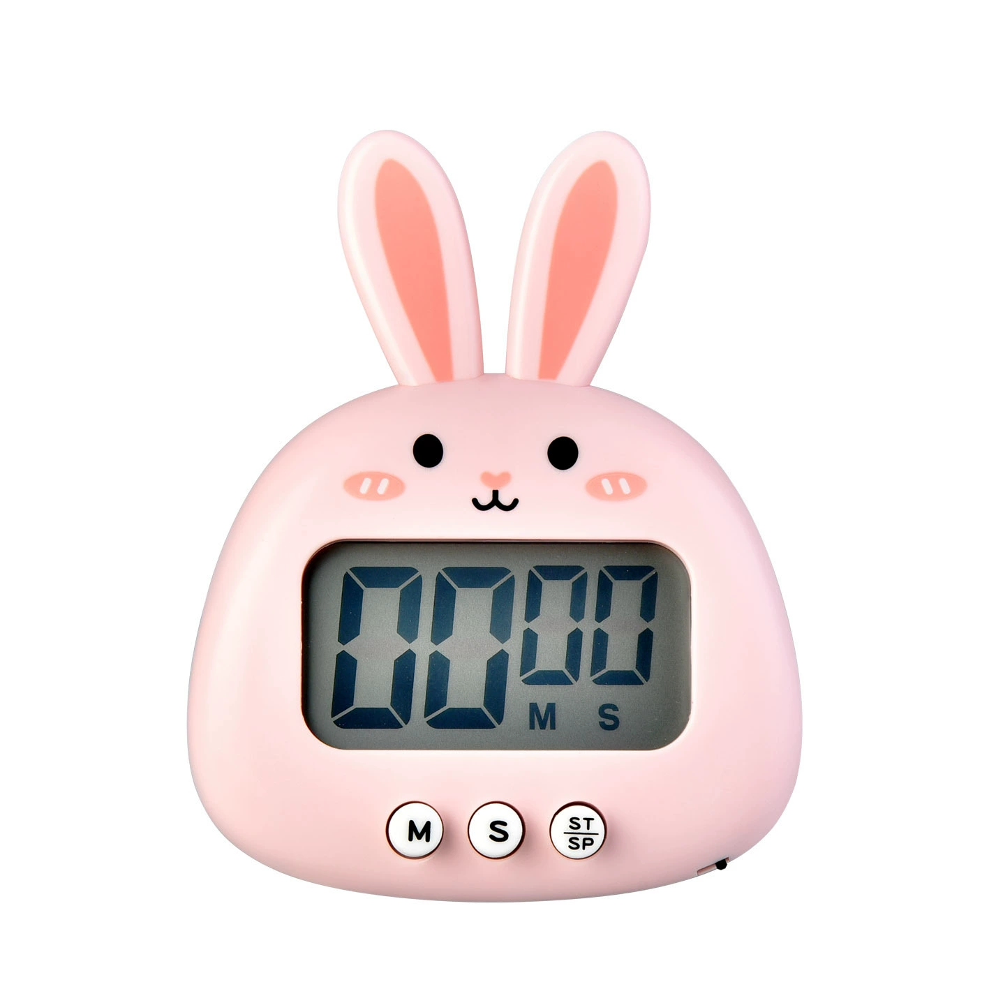 Rabbit electronic timer with visible countdown alarm clock timer for kitchen cartoon manager fridge
