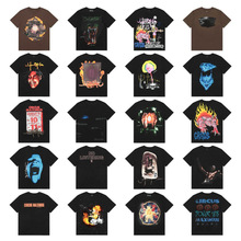 Travis Scott Cactus Jack��õ��ʯ��ͼ��ӡ���ϼ�����T����