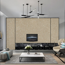 人造石无机水磨石米黄2背景墙台面地面大理石酒店墙面地铺石