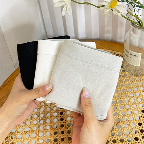 New style simple underwear for female students, pure cotton, sportswear for young ladies, pure cotton, thin, butt-lifting, mid-waist briefs.