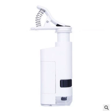 80-120 раз Регулируемый зажим для мобильного телефона мини-зум микроскоп текстильная печать увеличительное стекло BU120X