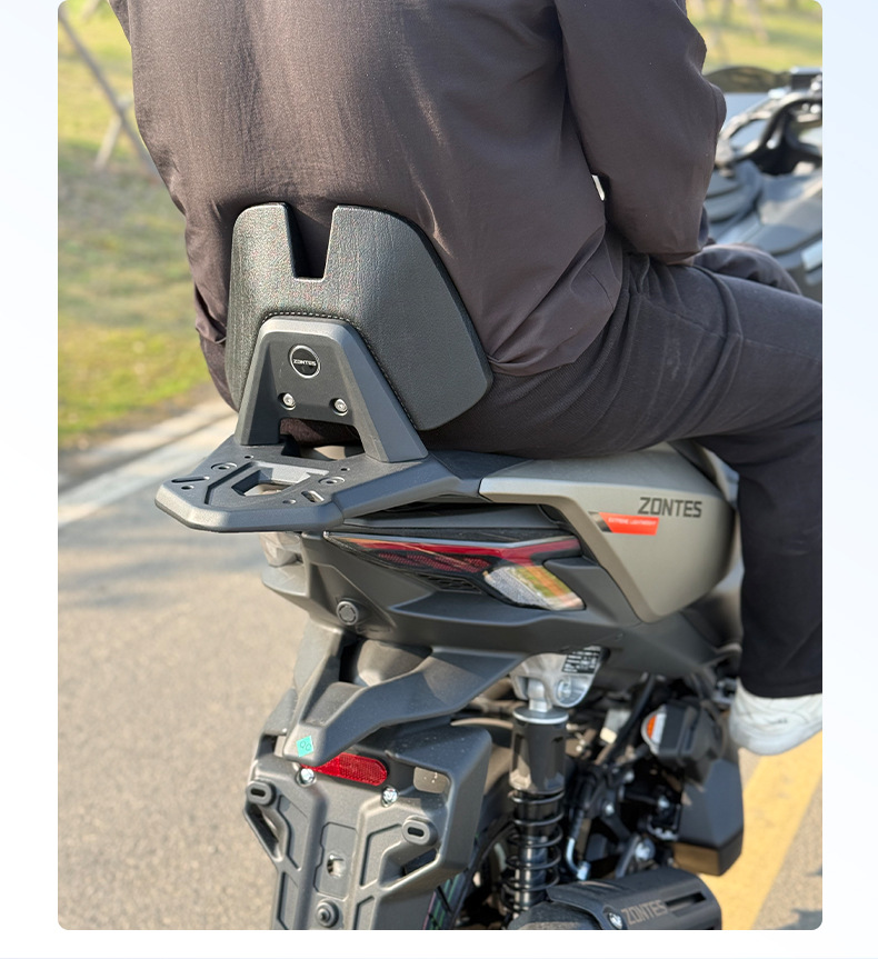 Suitable for Zontes/Shengshi 150X Aluminum Alloy Tail Box Rack, 150X Integrated Rear Rack, Rear Backrest Bracket