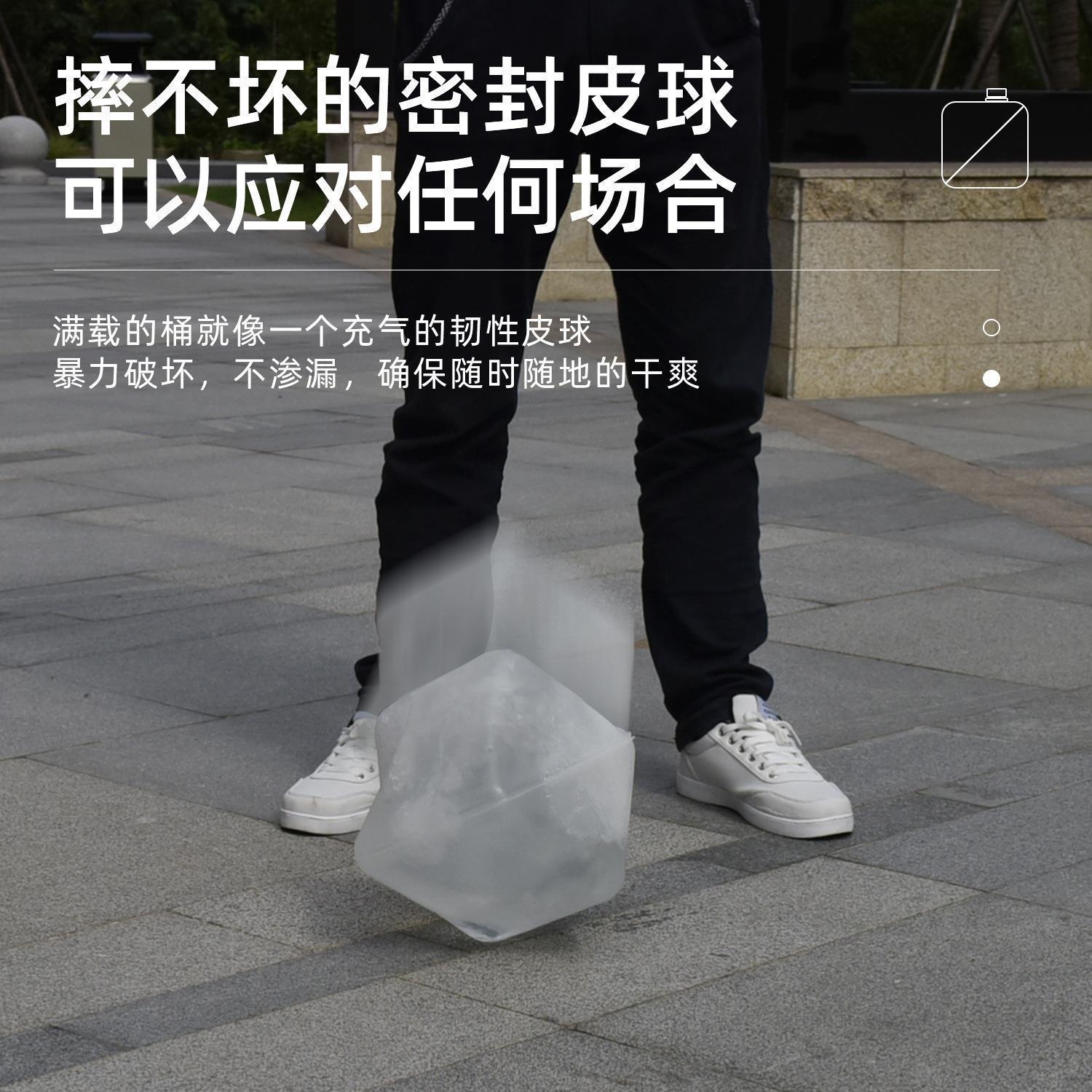 Cross-border best-selling foldable water bucket portable outdoor foldable soft bag bucket with tap 1L-20L plastic bucket