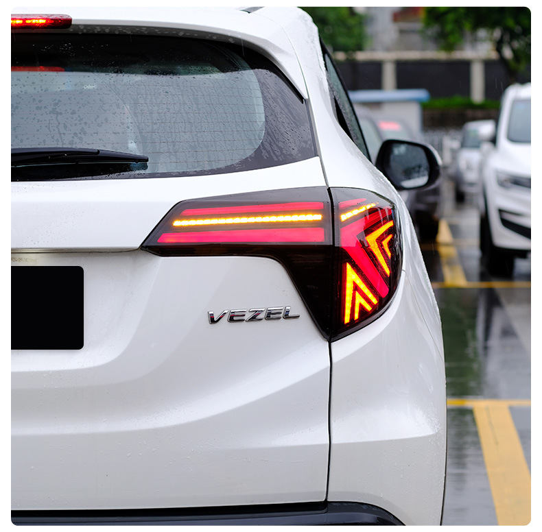Suitable for 14-21 Honda Binzhi Led Taillight Assembly Modified Y-Type Scanning Led Driving Streamer Turn Signal