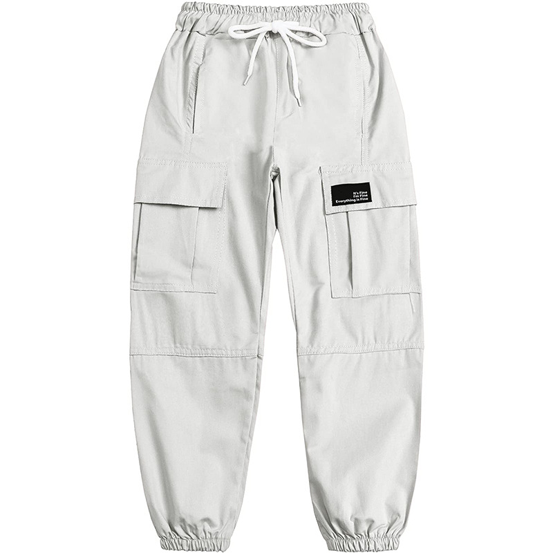 Pantalones Cargo con Puño para Mujer de Algodón con Cintura Elástica image 20