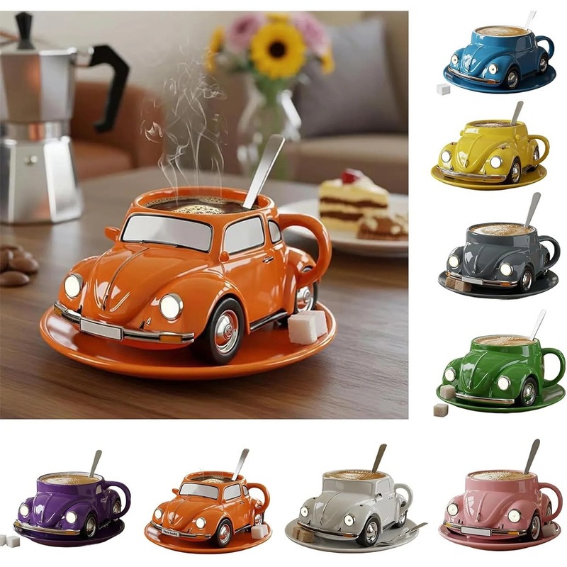国境を越えた新しいカブトムシ型コーヒーマグカブトムシ型コーヒーカップマグ家庭用品|undefined
