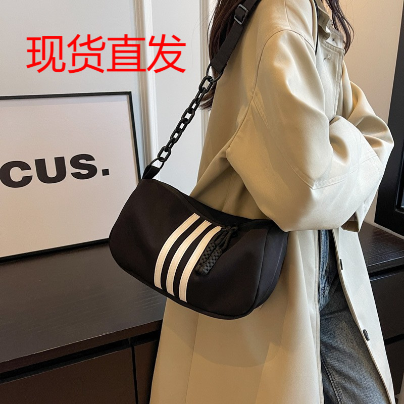 High-grade Oxford cloth shoulder bag casual fashion chain messenger bag cross-border all-match underarm bag for women Wholesale