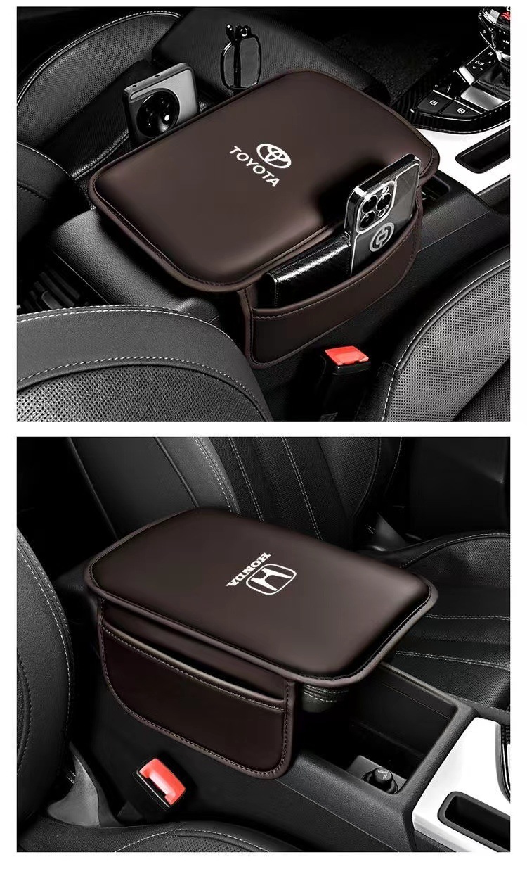 Car armrest box pad central raised pad car middle protective cover car elbow advanced thickened and lengthened universal