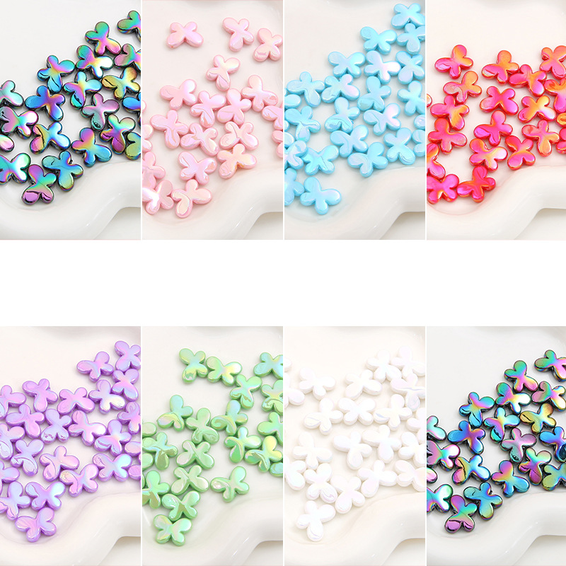 10 Pieces Arylic Butterfly Beads display picture 1