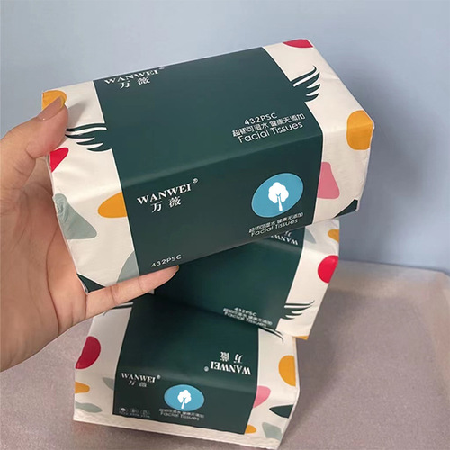 Chunnan high-end tissue paper large pack facial tissue home napkin large size affordable tissue paper box full box large size paper tissue