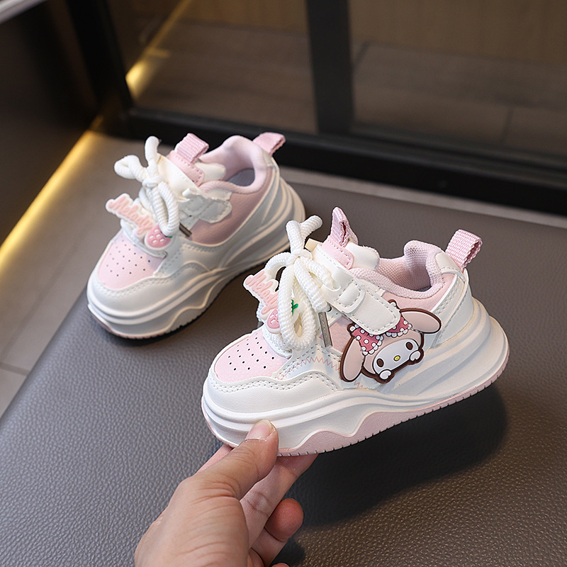 2025 primavera y otoño nuevos zapatos de skate para niños niñas zapatos deportivos Kulomi zapatos de dibujos animados para niños zapatos transpirables con suela suave zapatos casuales 5 image 4