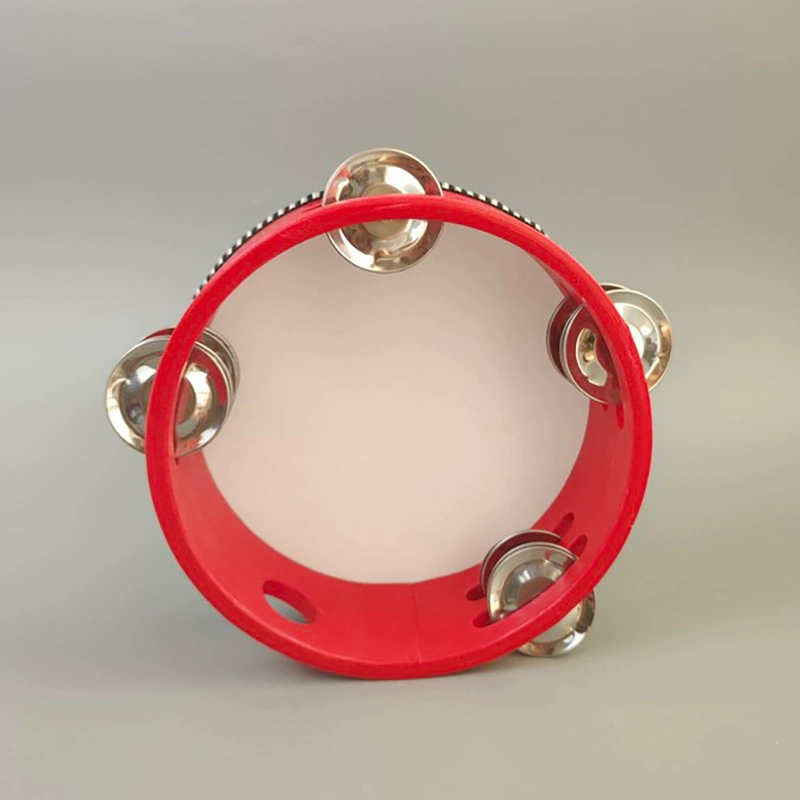 Red beanbag, tambourine for kindergarten, drum, percussion instruments