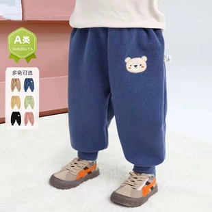 Зимние штаны для детей на флисе утеплённые