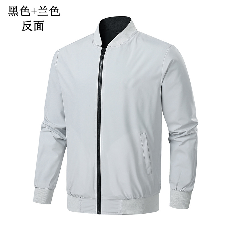 2024 nuevo ligero cuello de béisbol casual chaqueta de vuelo juvenil suelta chaqueta de moda