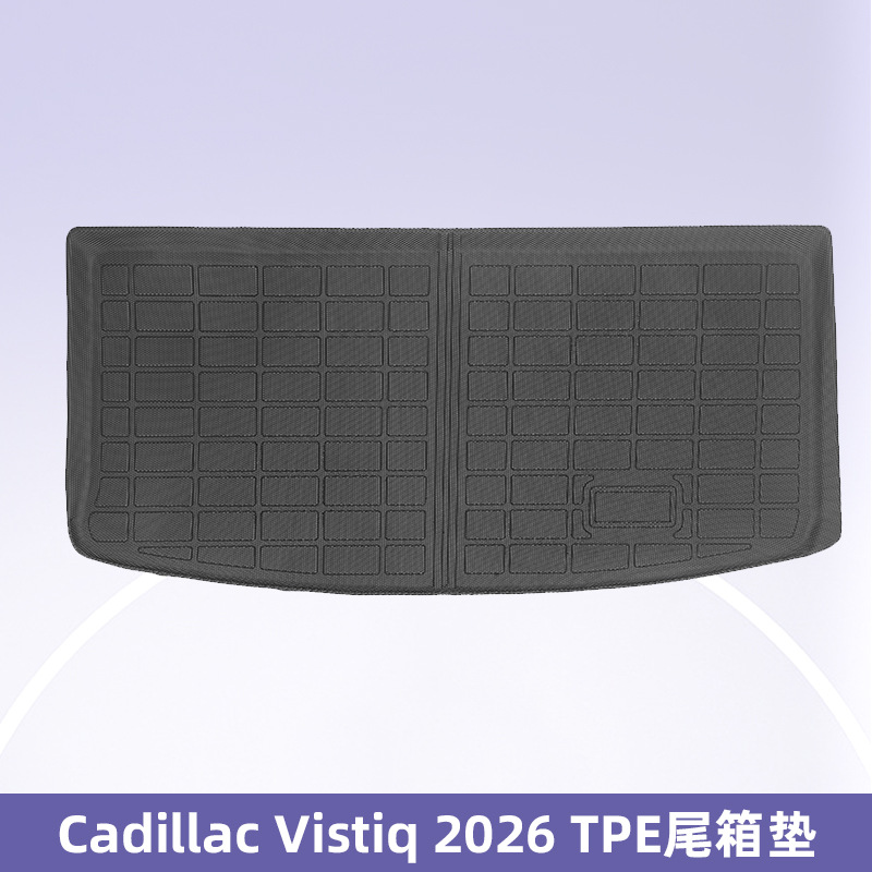 Aplicable a Cadillac Vistiq 2026 3D TPE para todo el tiempo Cojín de pie Cojín de trasero Cojín de respaldo