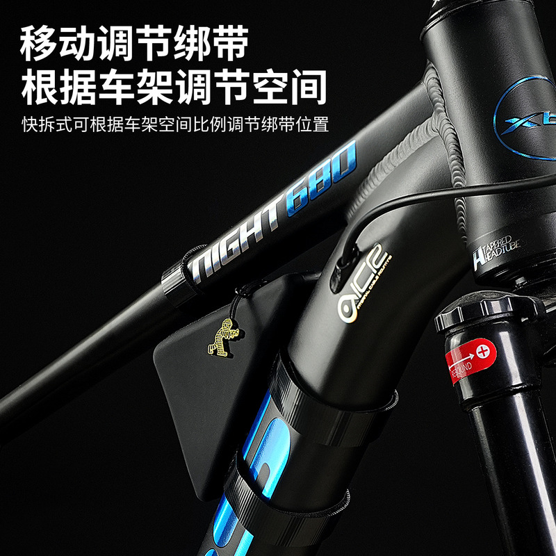硅胶小布自行车三角包适用brompton折叠车架配件隐藏款工具包|undefined