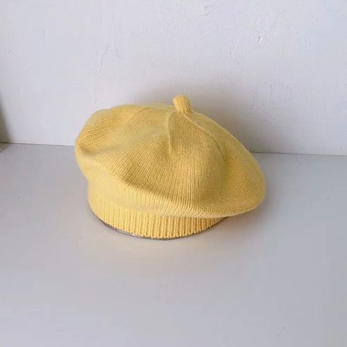 Baby hat ins autumn and winter baby beret thin breathable foreign style versatile knitted hat cute baby painter hat