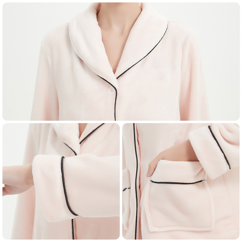 Dámské volné jednobarevné pyžamo_voghion.com