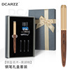 High-end brass wooden pen, set from natural wood, Birthday gift