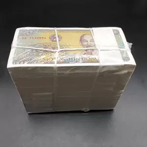 ธนบัตรเวียดนาม 1000 ดอง มัด 1000 ใบ ของสะสม