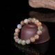 New broken jade popcorn crystal bracelet 10MM crack beads small fresh girl girlfriends glass beads bracelet gold shop gift