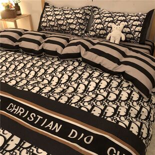 Cartoon Bed Bed Sheetss Four-Piece Set Naruto Dormitory Bed Bed Sheetss Three-Piece Set 1.35m 2m