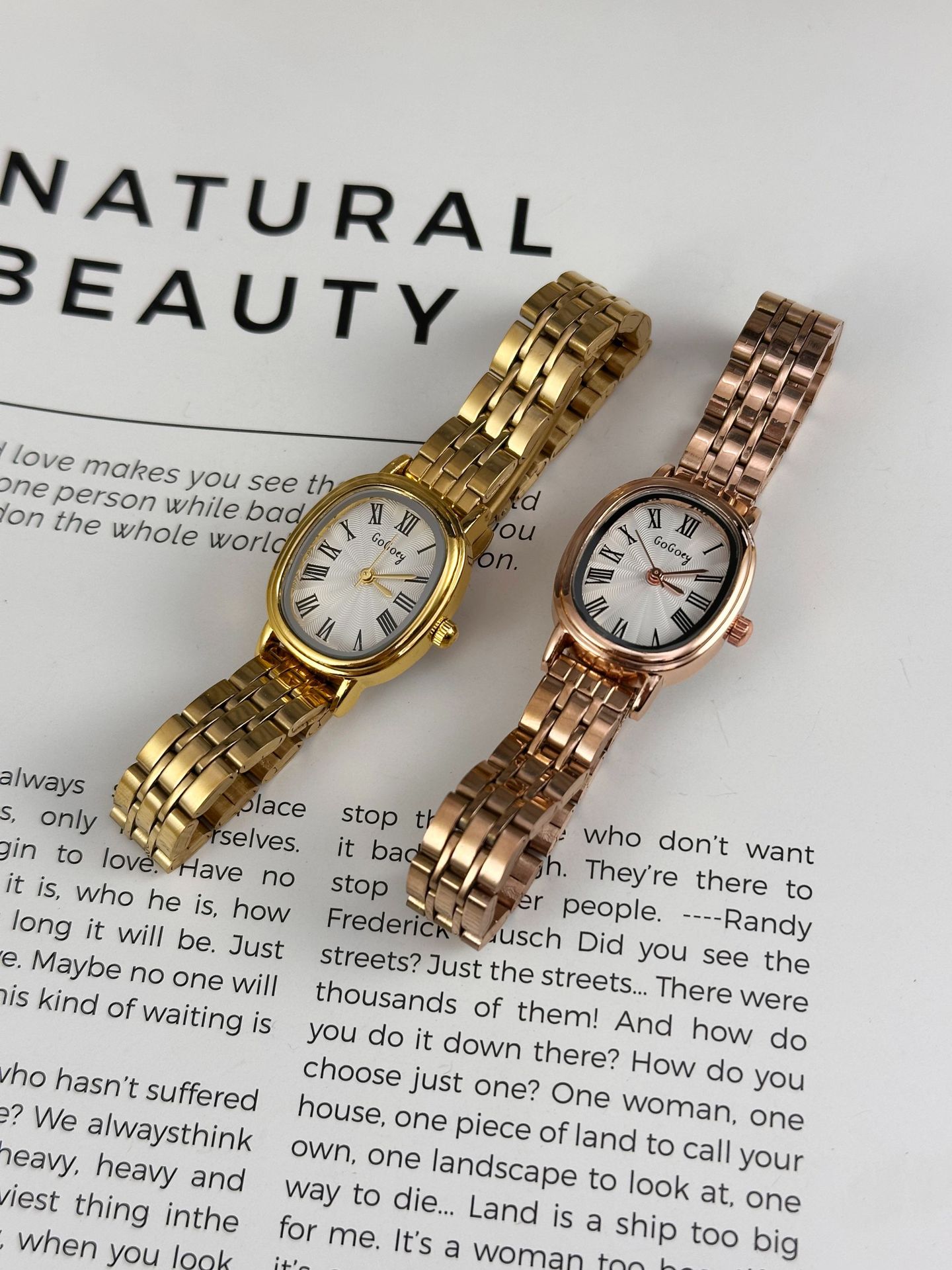 50g Weight Ordinary Glass Mirror Material Stainless Steel Strap Material Watch Classification Pointer Display Type Folding Buckle Buckle Style Round Dial Shape Casual, Holiday Occasion Quartz Movement Solid Color Pattern All Seasons Season Women's Gender Casual Style Casual Solid Color Other Printing (Printing) Quartz Watch 17