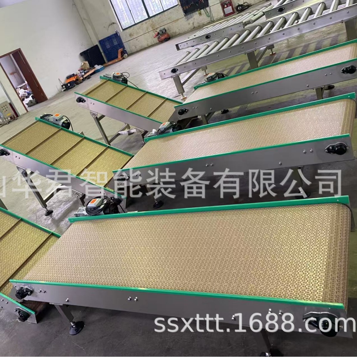 食品饮料医疗日化轻工电子行业使用网带输送机模块化输送带