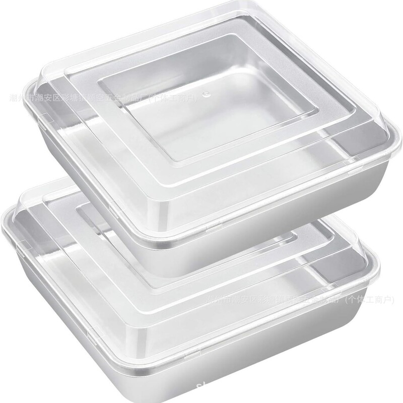 New American-Style Disposable Fast Food Boxes, Take-Out Packaging Boxes, Round and Rectangular with Lids, Black and White Lunch Boxes, Deep Plates