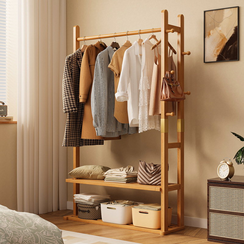 Percha de ropa para piso de dormitorio vertical percha de ropa doméstica multifuncional simple para organizar ropa y almacenar artículos percha de ropa para sombreros