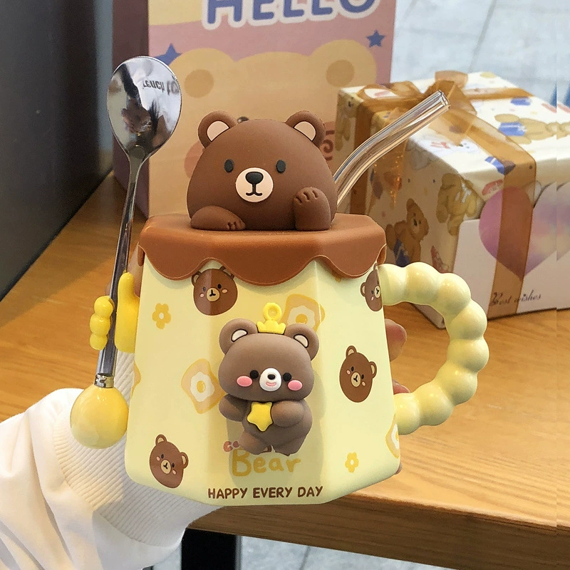 Подарок на день рождения — милая кружка для девочек с красивым внешним видом и домашнего использования для мальчиков и пар.