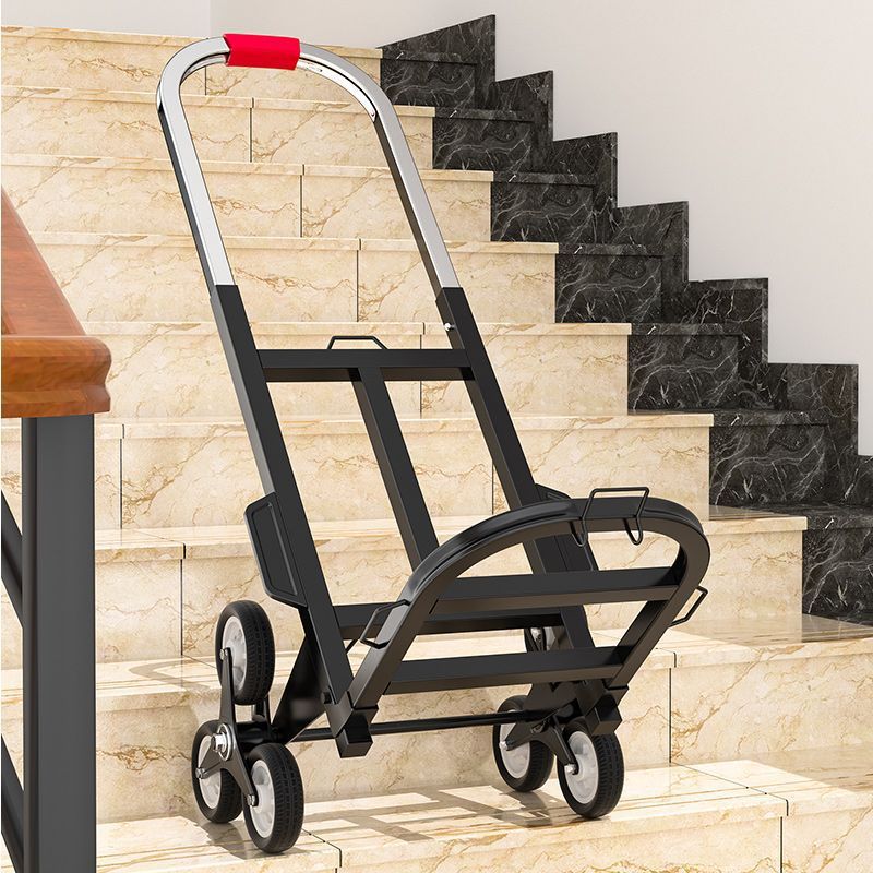 Folding Handcart for Home Use, Shopping, Carrying Goods, Portable Luggage Trolley, Stair Climbing