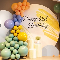 18寸流行復古色乳膠氣球批發婚慶生日派對開業會場造型裝飾氣球