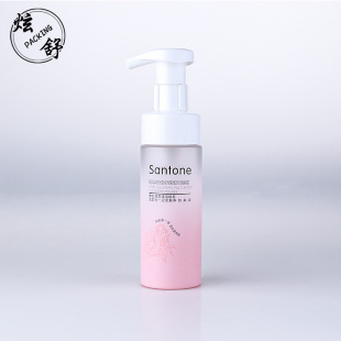 100/120/150/180/200ml Facial Cleanser Foam Bottle Pet Press Foaming Bottle Cleansing Mousse Bottle